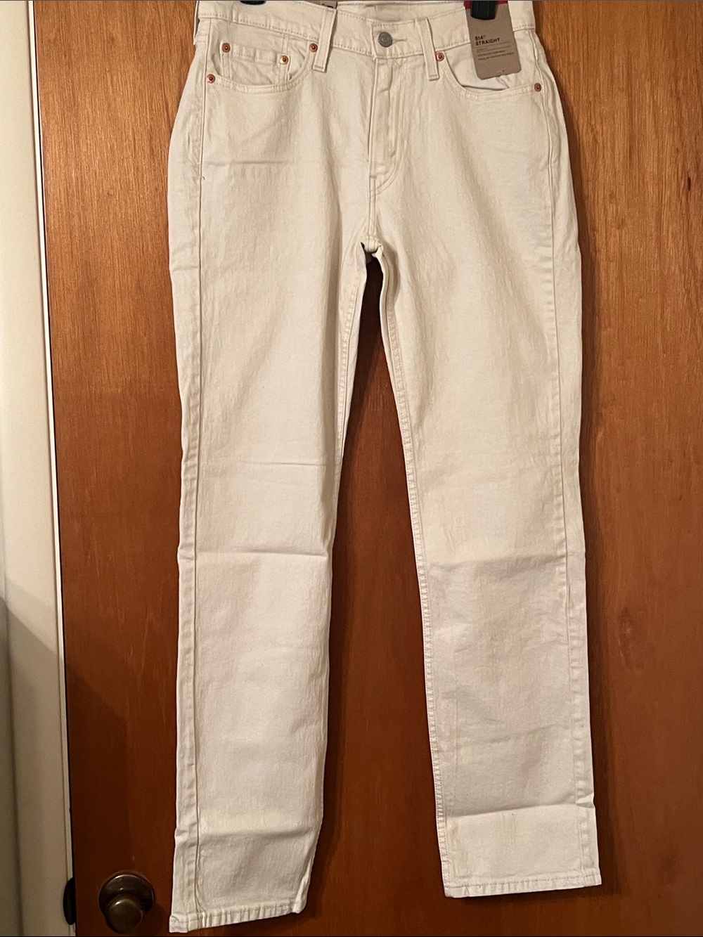 Levi’s Men’s 514 Straight Jeans White (Blank Pages) Size 30x32 - MSRP: $69.50
